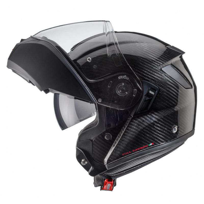   CABERG LEVO CARBON MC  ÅPNINGSHJELM MED SOLVISIR,PINLOCK