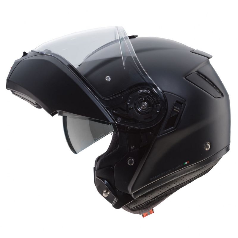  CABERG  LEVO X ÅPNINGS HJELM, MATTSORT,CARBON, KEVLAR, FIBERGLAS